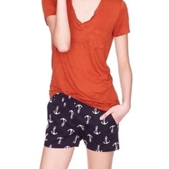 J CREW FACTORY NAVY ANCHOR CHINO 3” INSEAM SIZE 00 - Picture 2 of 7